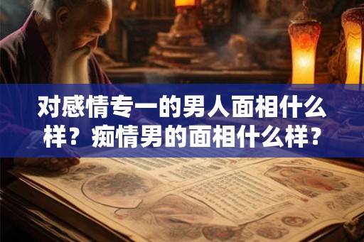 对感情专一的男人面相什么样？痴情男的面相什么样？