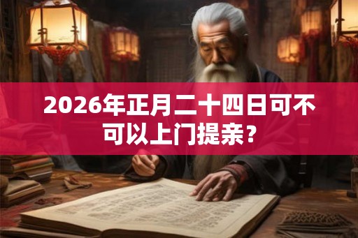 2026年正月二十四日可不可以上门提亲? 2026年正月二十四日可不可以上门提亲?