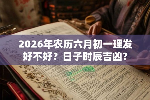 2026年农历六月初一理发好不好?日子时辰吉凶? 2026年农历六月初一理发好不好?日子时辰吉凶?