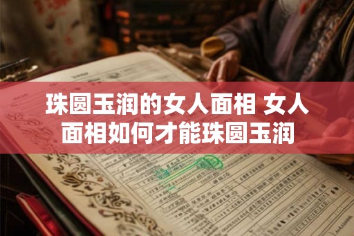 珠圆玉润的女人面相 女人面相如何才能珠圆玉润