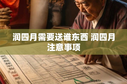 润四月需要送谁东西 润四月注意事项