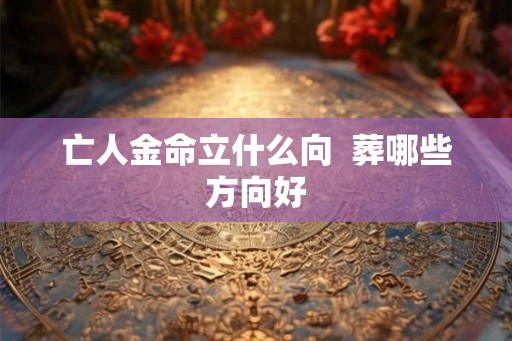 亡人金命立什么向  葬哪些方向好