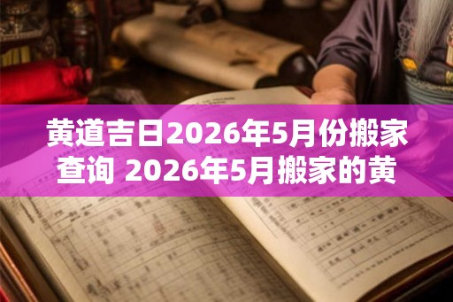黄道吉日2026年5月份搬家查询 2026年5月搬家的黄道吉日是什么 黄道吉日2026年5月份搬家查询 2026年5月搬家的黄道吉日是什么