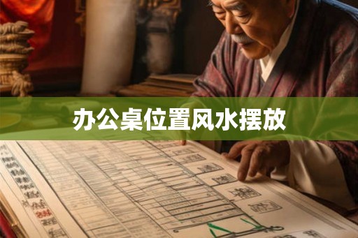 办公桌位置风水摆放