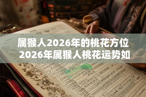 属猴人2026年的桃花方位 2026年属猴人桃花运势如何