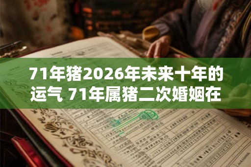 71年猪2026年未来十年的运气 71年属猪二次婚姻在几岁