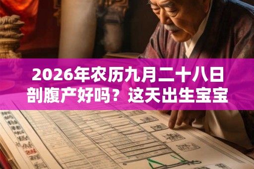 2026年农历九月二十八日剖腹产好吗？这天出生宝宝命运如何？