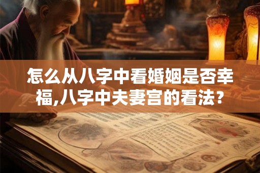 怎么从八字中看婚姻是否幸福,八字中夫妻宫的看法？