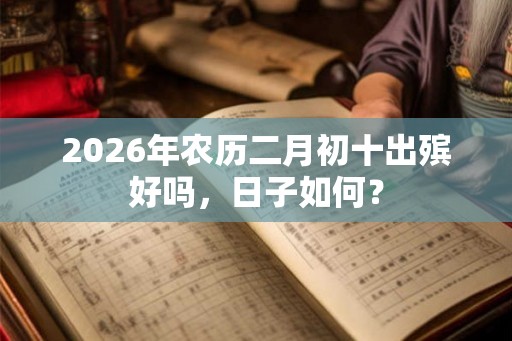 2026年农历二月初十出殡好吗，日子如何？