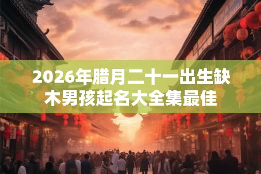 2026年腊月二十一出生缺木男孩起名大全集最佳