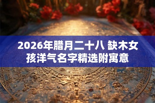 2026年腊月二十八 缺木女孩洋气名字精选附寓意