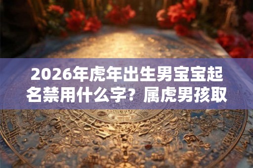 2026年虎年出生男宝宝起名禁用什么字？属虎男孩取名忌用字根