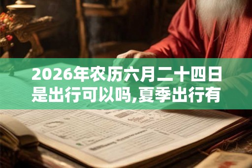 2026年农历六月二十四日是出行可以吗,夏季出行有什么讲究？