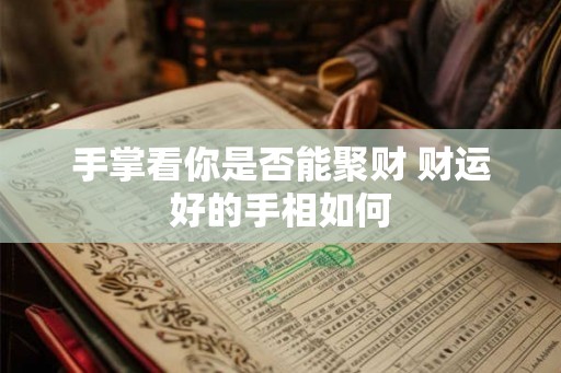 手掌看你是否能聚财 财运好的手相如何 手掌看你是否能聚财 财运好的手相如何