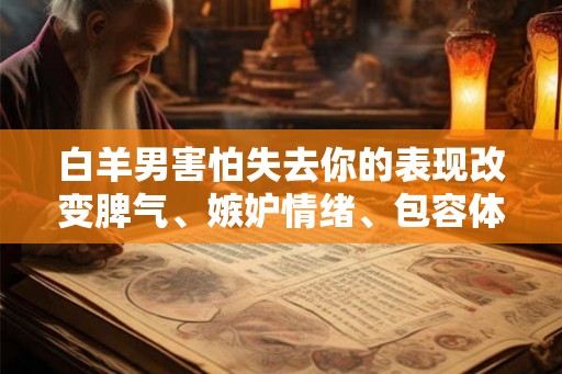白羊男害怕失去你的表现改变脾气、嫉妒情绪、包容体贴 白羊男害怕失去你的表现改变脾气、嫉妒情绪、包容体贴