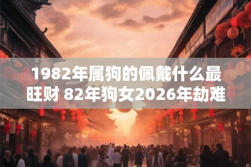 1982年属狗的佩戴什么最旺财 82年狗女2026年劫难 1982年属狗的佩戴什么最旺财 82年狗女2026年劫难