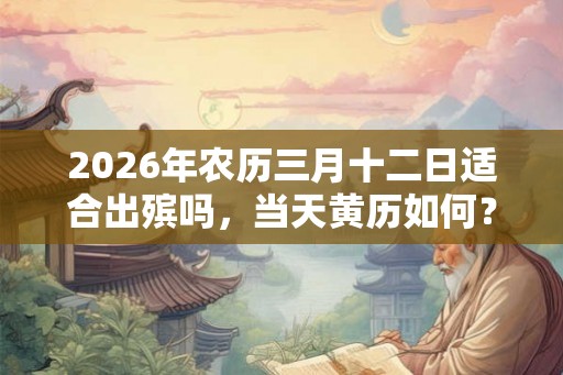 2026年农历三月十二日适合出殡吗，当天黄历如何？