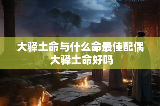大驿土命与什么命最佳配偶 大驿土命好吗