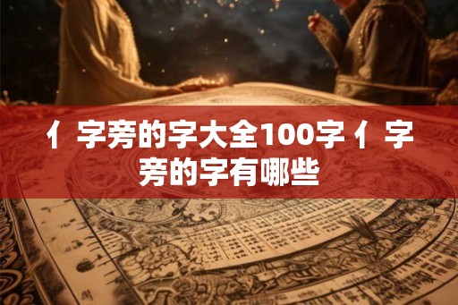 亻字旁的字大全100字 亻字旁的字有哪些 亻字旁的字大全100字 亻字旁的字有哪些