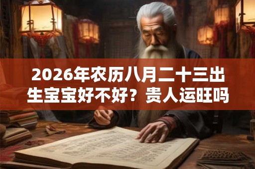2026年农历八月二十三出生宝宝好不好?贵人运旺吗? 2026年农历八月二十三出生宝宝好不好?贵人运旺吗?