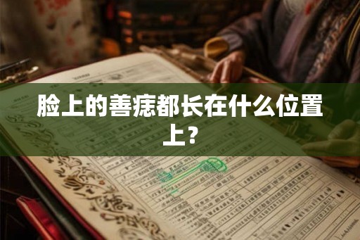 脸上的善痣都长在什么位置上？