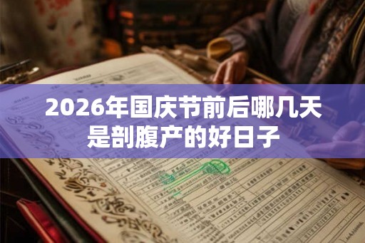 2026年国庆节前后哪几天是剖腹产的好日子