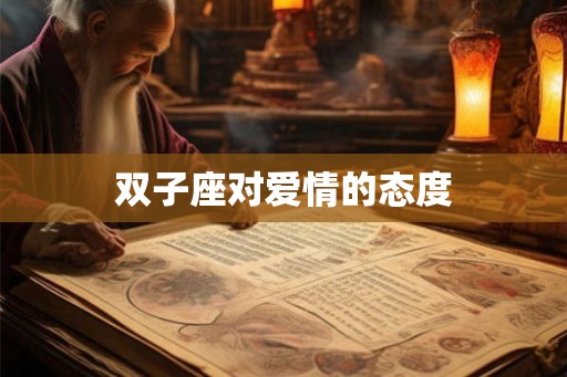 双子座对爱情的态度 双子座对爱情的态度