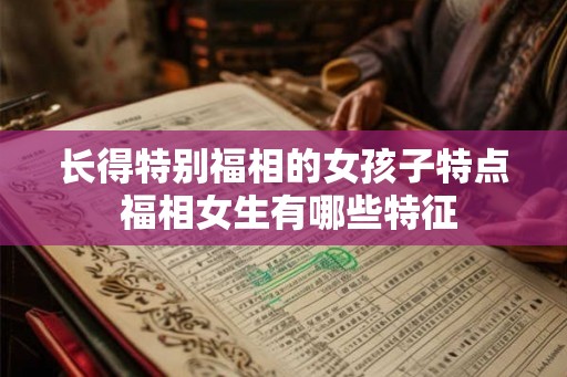 长得特别福相的女孩子特点 福相女生有哪些特征 长得特别福相的女孩子特点 福相女生有哪些特征