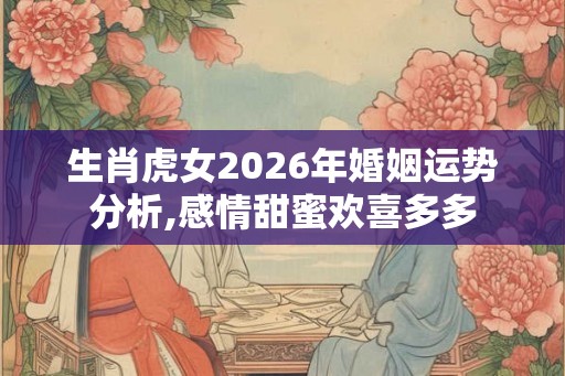 生肖虎女2026年婚姻运势分析,感情甜蜜欢喜多多 生肖虎女2026年婚姻运势分析,感情甜蜜欢喜多多