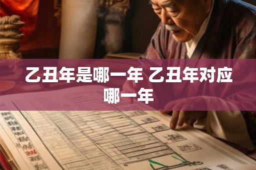 乙丑年是哪一年 乙丑年对应哪一年 乙丑年是哪一年 乙丑年对应哪一年
