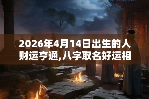 2026年4月14日出生的人财运亨通,八字取名好运相伴