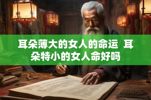 耳朵薄大的女人的命运  耳朵特小的女人命好吗