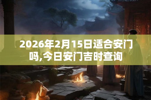 2026年2月15日适合安门吗,今日安门吉时查询