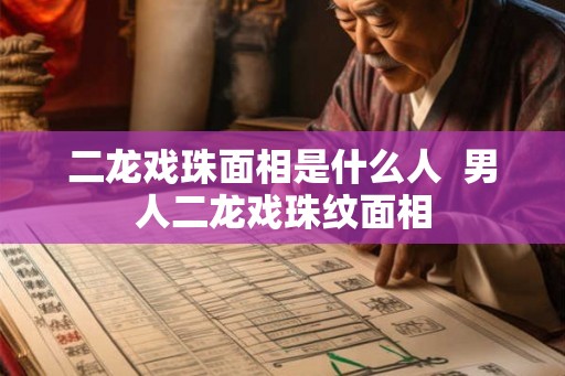 二龙戏珠面相是什么人 男人二龙戏珠纹面相 二龙戏珠面相是什么人 男人二龙戏珠纹面相