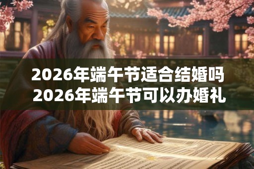 2026年端午节适合结婚吗 2026年端午节可以办婚礼吗