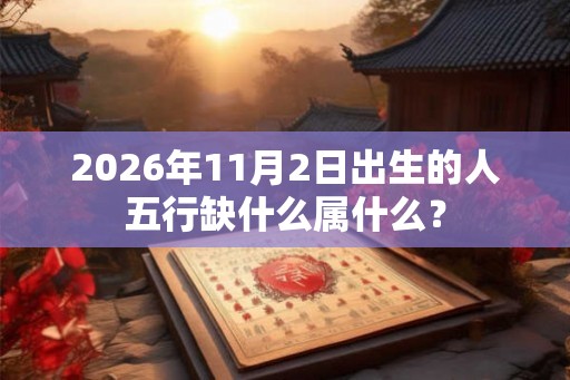 2026年11月2日出生的人五行缺什么属什么？