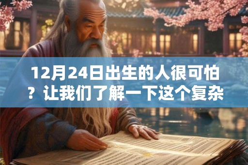 12月24日出生的人很可怕？让我们了解一下这个复杂的日期
