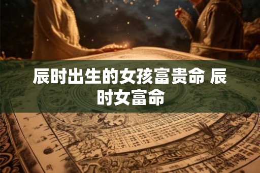 辰时出生的女孩富贵命 辰时女富命