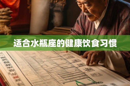 适合水瓶座的健康饮食习惯 适合水瓶座的健康饮食习惯