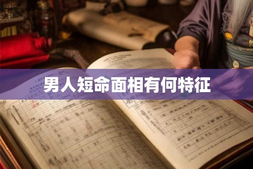 男人短命面相有何特征 男人短命面相有何特征