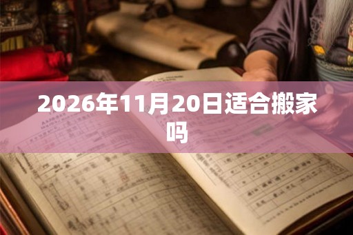 2026年11月20日适合搬家吗 2026年11月20日适合搬家吗