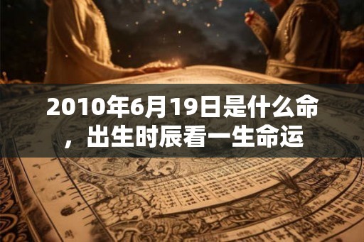2010年6月19日是什么命，出生时辰看一生命运
