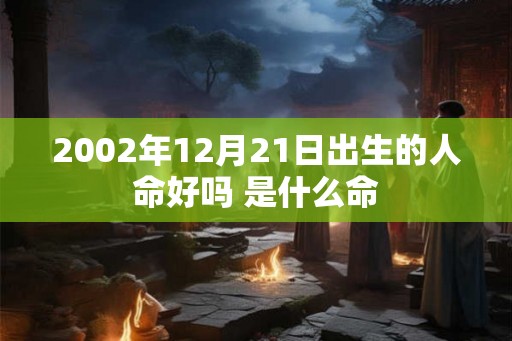 2002年12月21日出生的人命好吗 是什么命 2002年12月21日出生的人命好吗 是什么命
