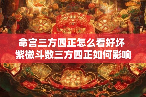 命宫三方四正怎么看好坏 紫微斗数三方四正如何影响