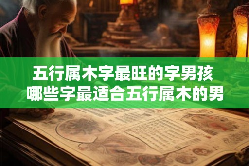 五行属木字最旺的字男孩 哪些字最适合五行属木的男孩