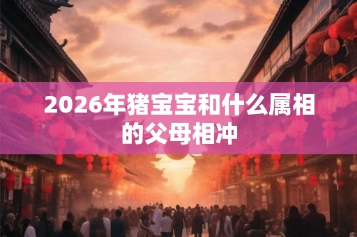 2026年猪宝宝和什么属相的父母相冲 2026年猪宝宝和什么属相的父母相冲