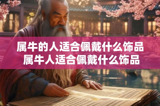 属牛的人适合佩戴什么饰品 属牛人适合佩戴什么饰品 属牛的人适合佩戴什么饰品 属牛人适合佩戴什么饰品