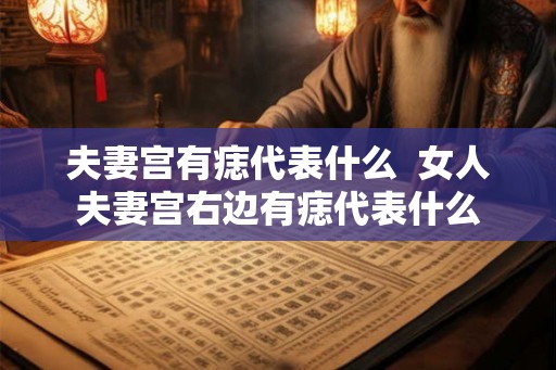 夫妻宫有痣代表什么 女人夫妻宫右边有痣代表什么 夫妻宫有痣代表什么 女人夫妻宫右边有痣代表什么