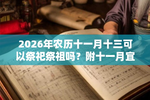 2026年农历十一月十三可以祭祀祭祖吗?附十一月宜祭祖的日子 2026年农历十一月十三可以祭祀祭祖吗?附十一月宜祭祖的日子