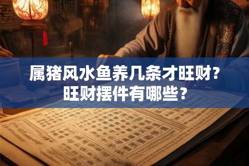 属猪风水鱼养几条才旺财?旺财摆件有哪些? 属猪风水鱼养几条才旺财?旺财摆件有哪些?